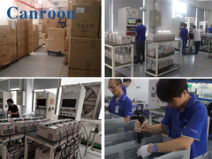 Pada lokasi aplikasi dari konverter frekuensi Canroon pada mesin gambar kawat